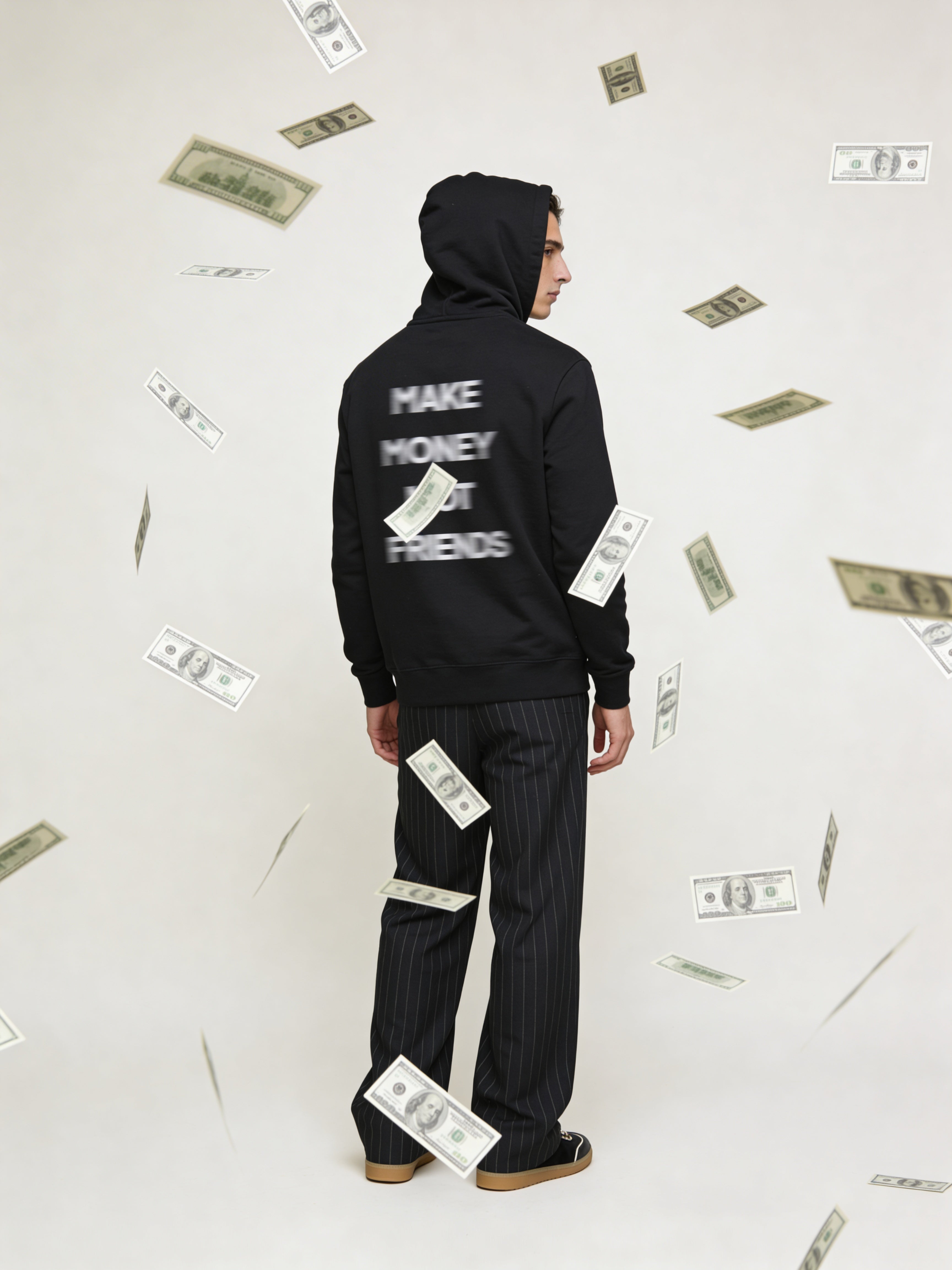 hoodie make money not friends