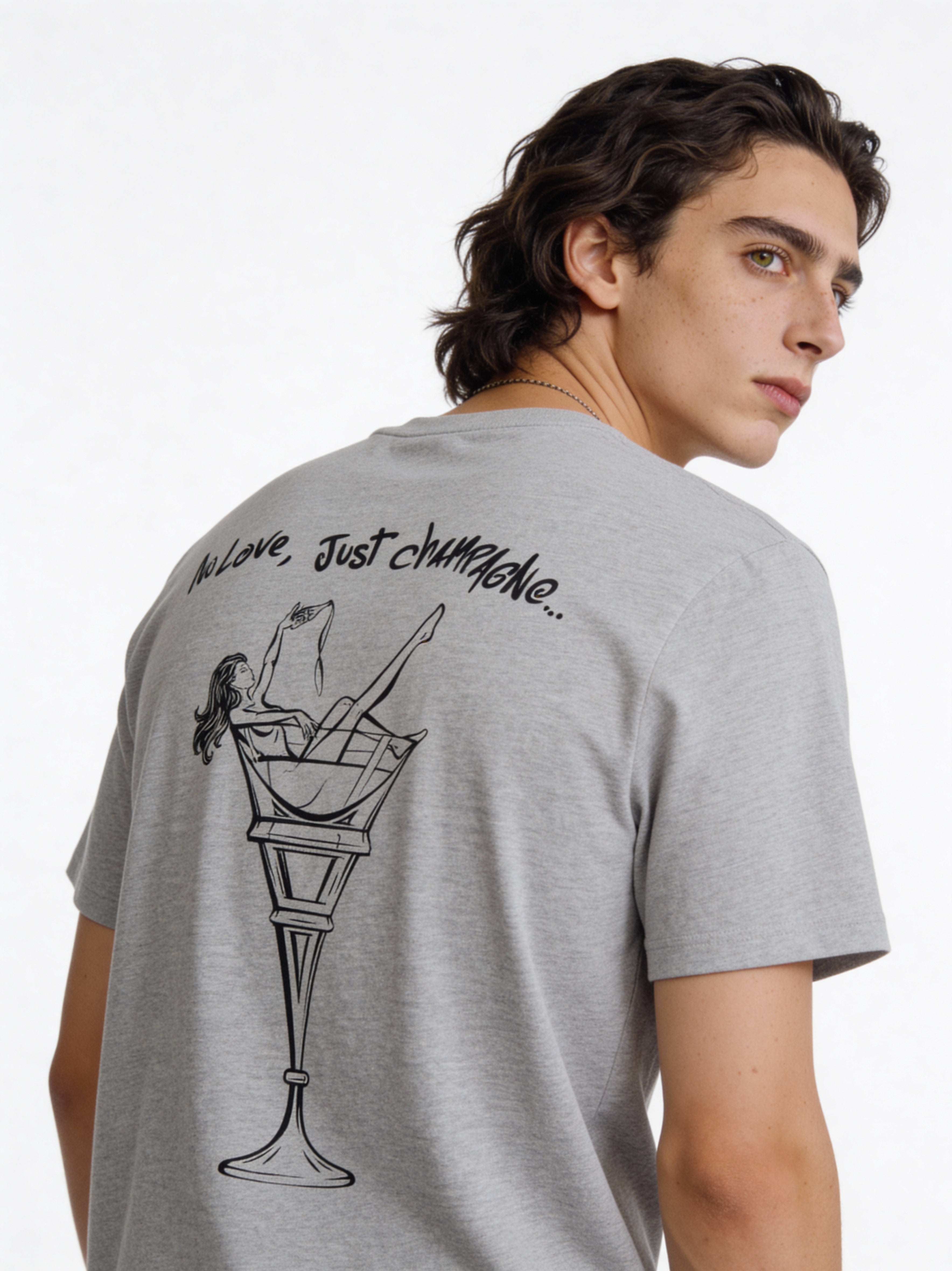 t-shirt champagne