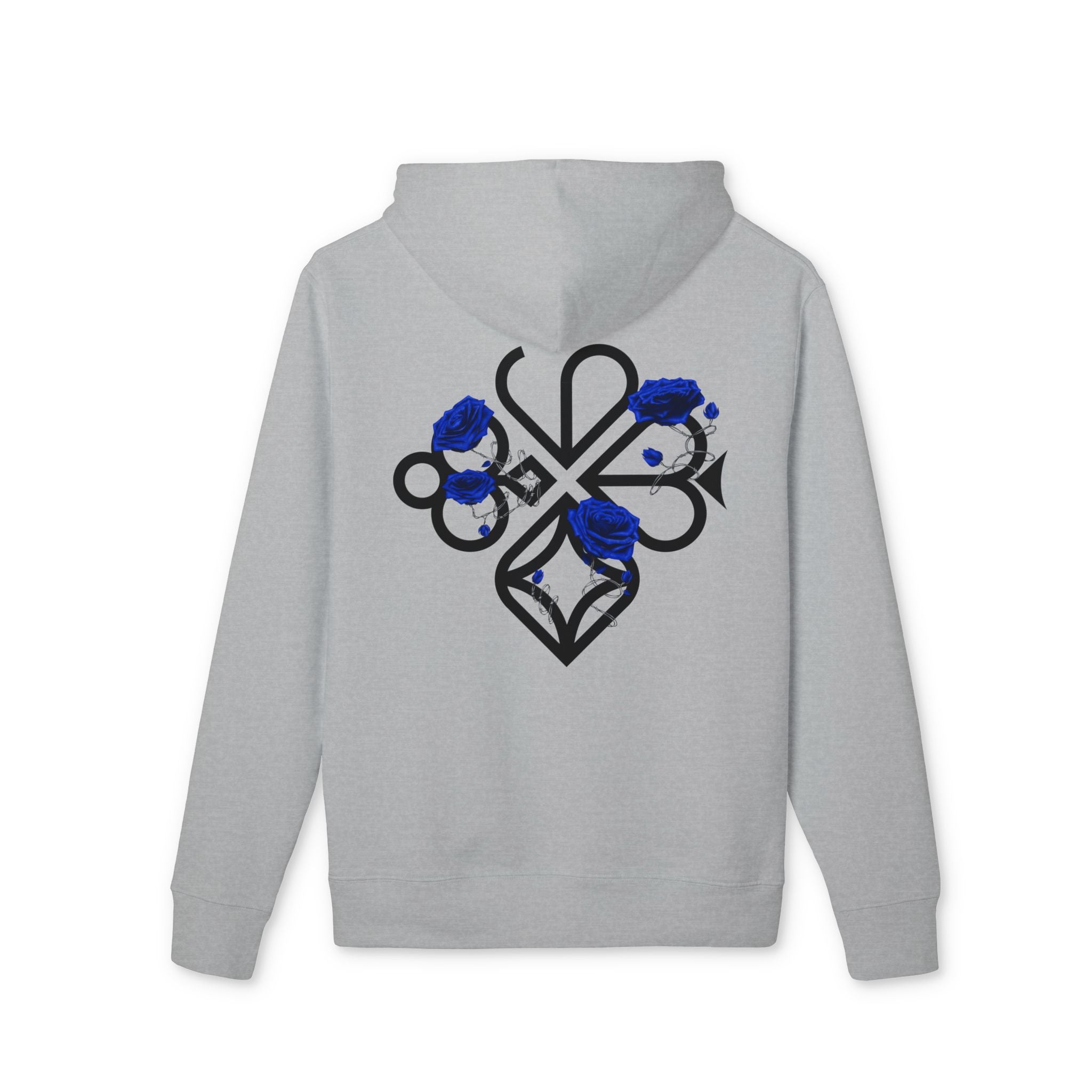 Hoodie — Blue Floral